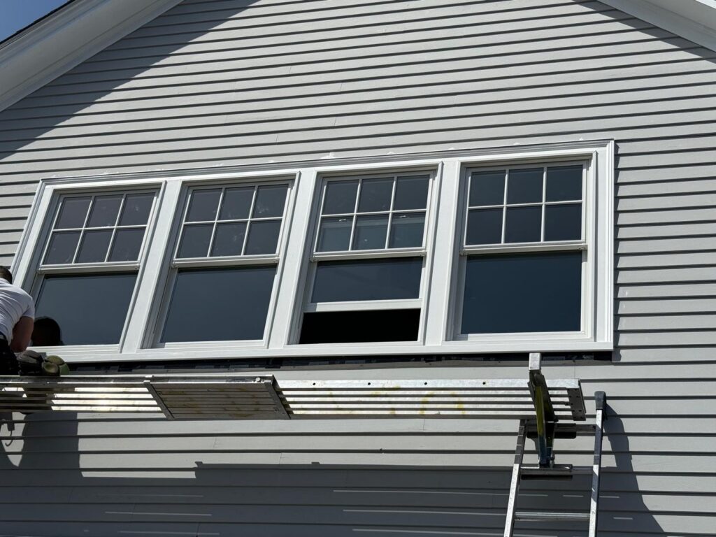 New exterior window trim installed by Boldwood Finishes